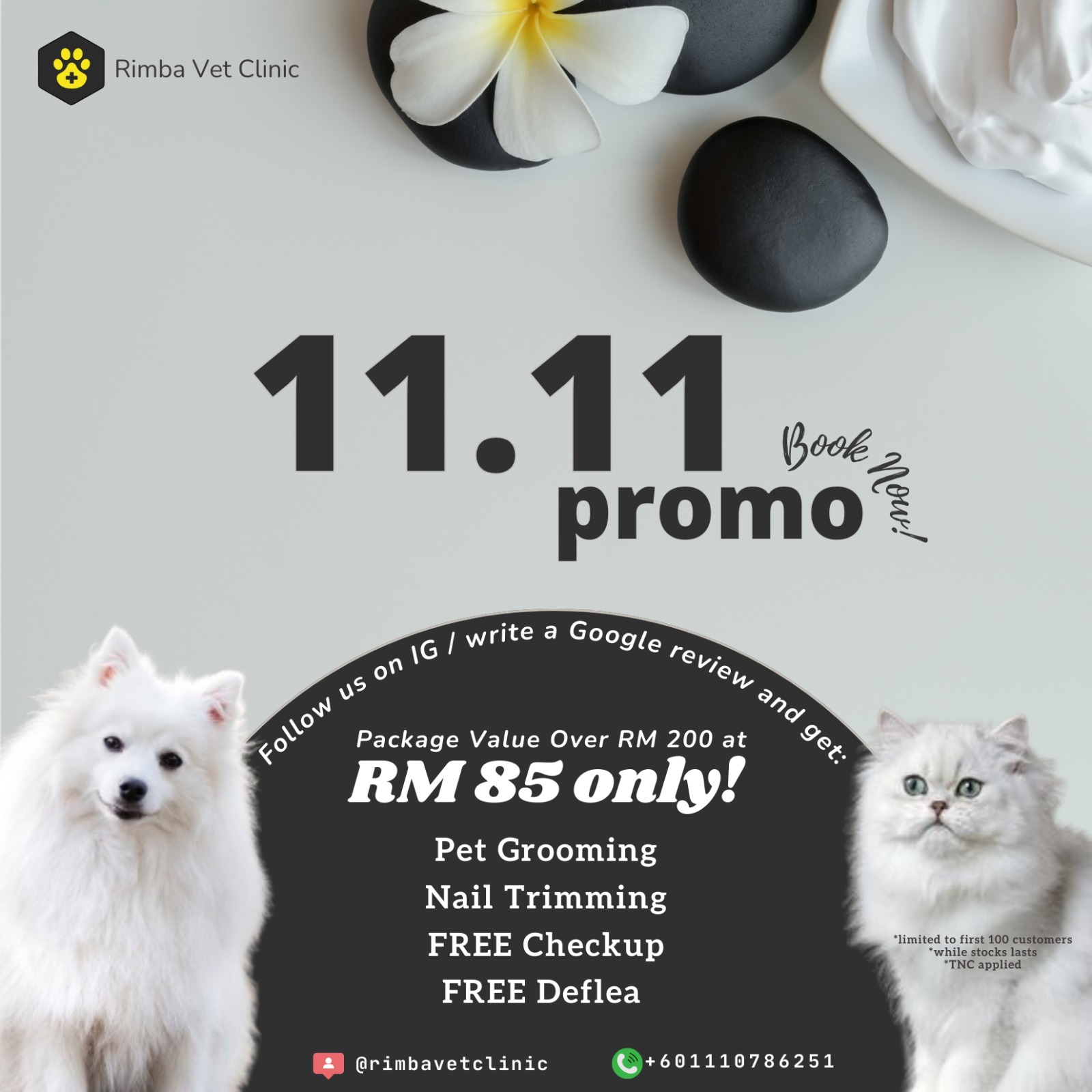 11.11 Grooming Promo! 2024